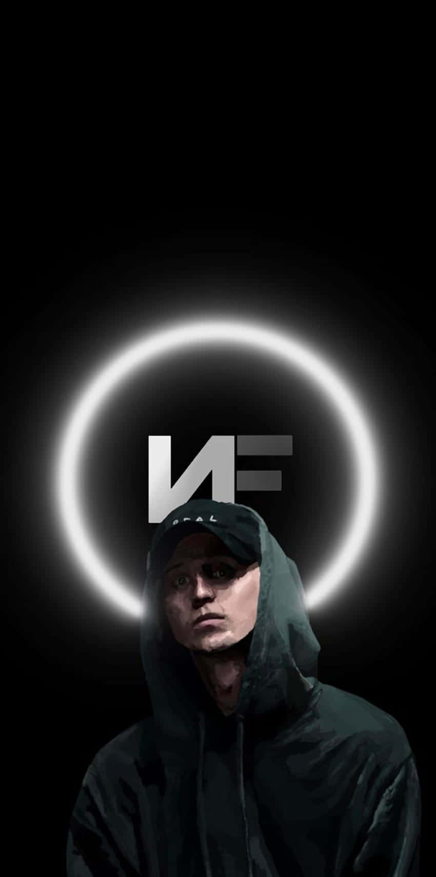 NF, dark hoodie, cap, HD Phone Wallpaper