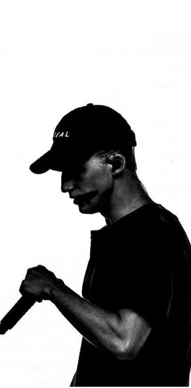 Nf Rapper, cap, microphone, HD Phone Wallpaper