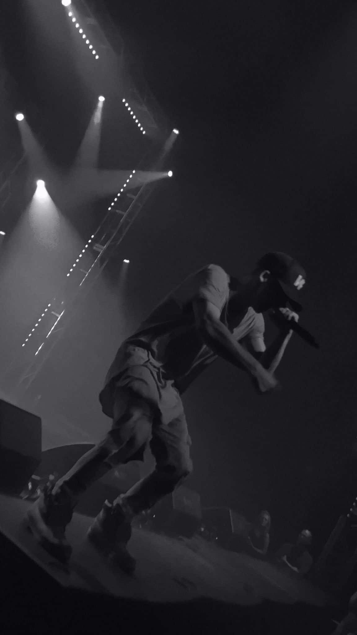 NF, rapper, black and white, Full HD Phone Wallpaper