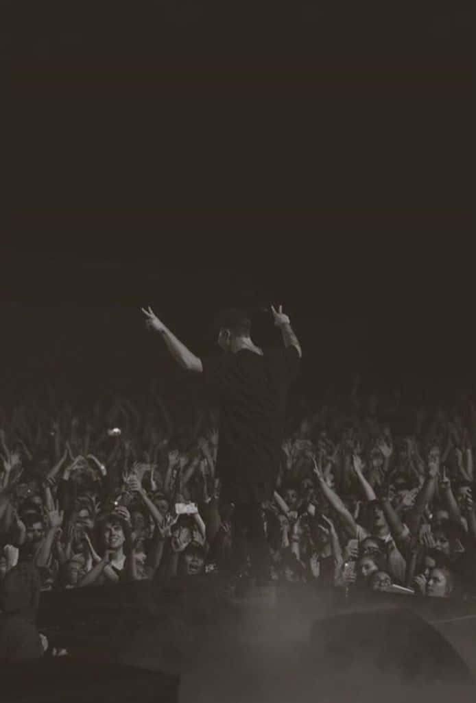 Nf Rapper, stage, night, SD Phone Wallpaper