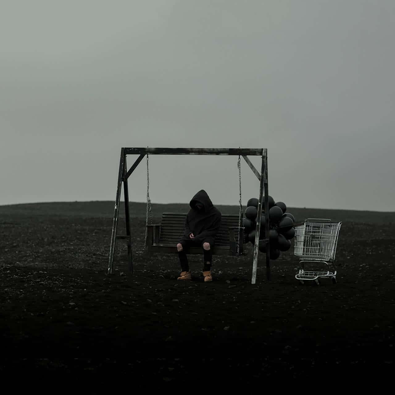 Nf Rapper, hooded figure, swing, HD Desktop Wallpaper