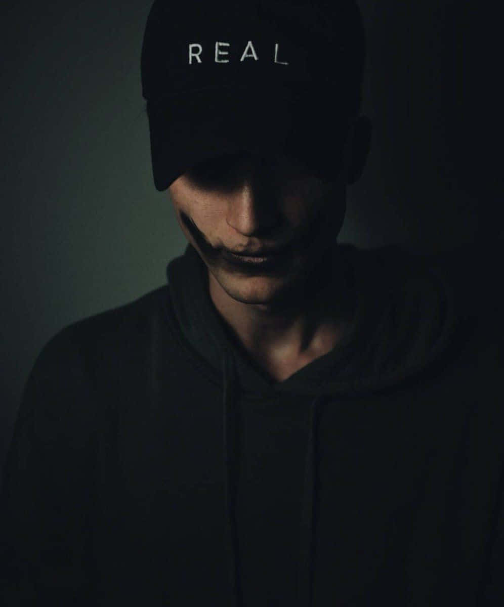 Nf Rapper, black baseball cap, word real, SD Phone Wallpaper