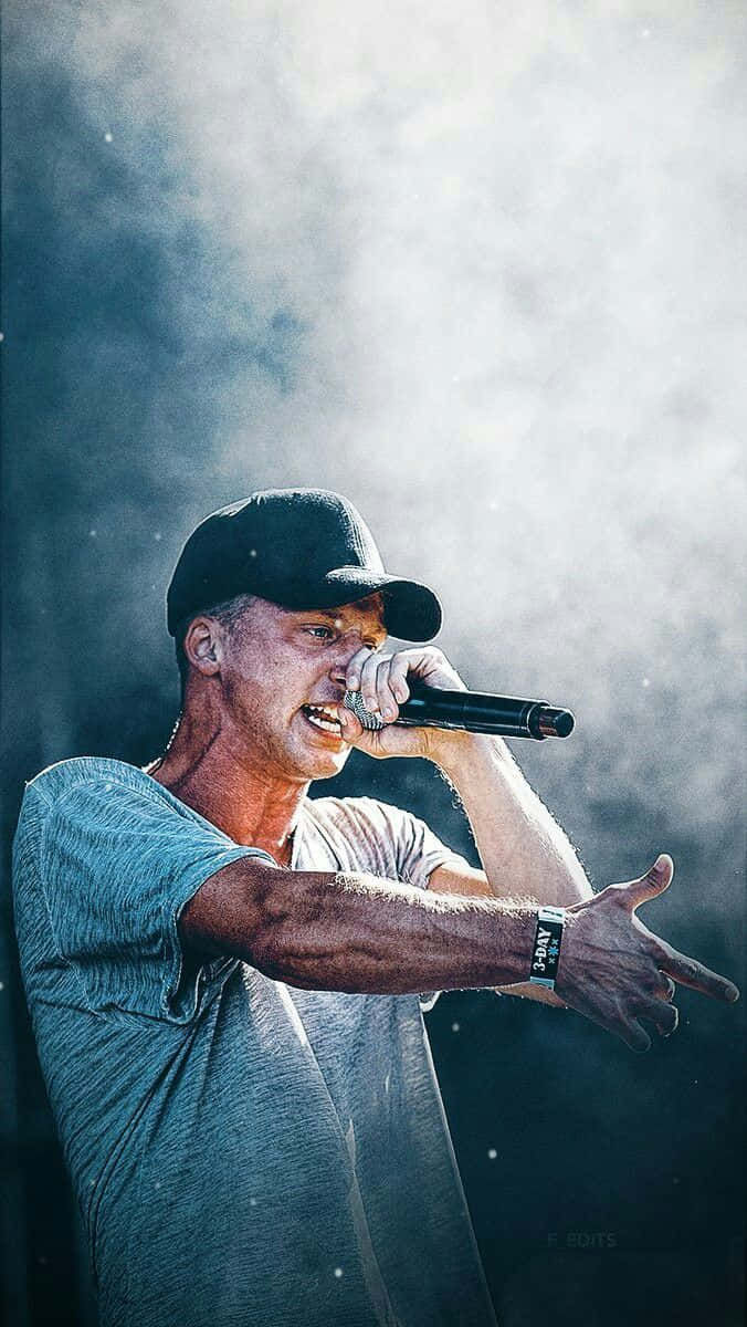 NF, rap game, stage lighting, SD Phone Wallpaper