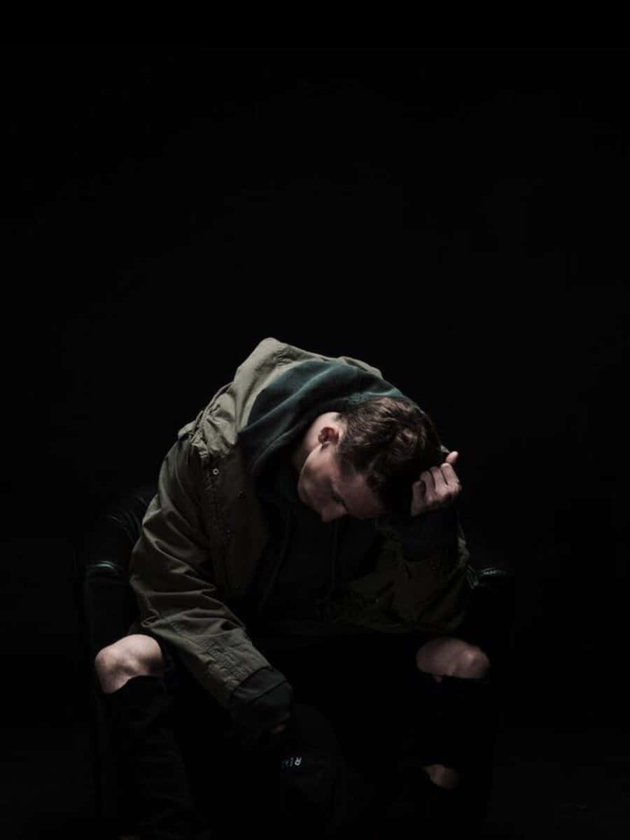 NF, hoodie, shadow, SD Phone Wallpaper