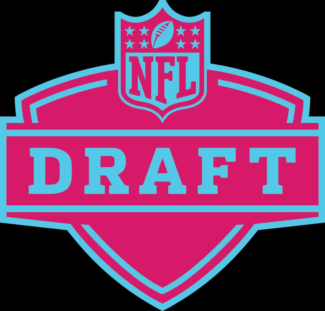 NFL Draft, pink, teal, SD Desktop Wallpaper