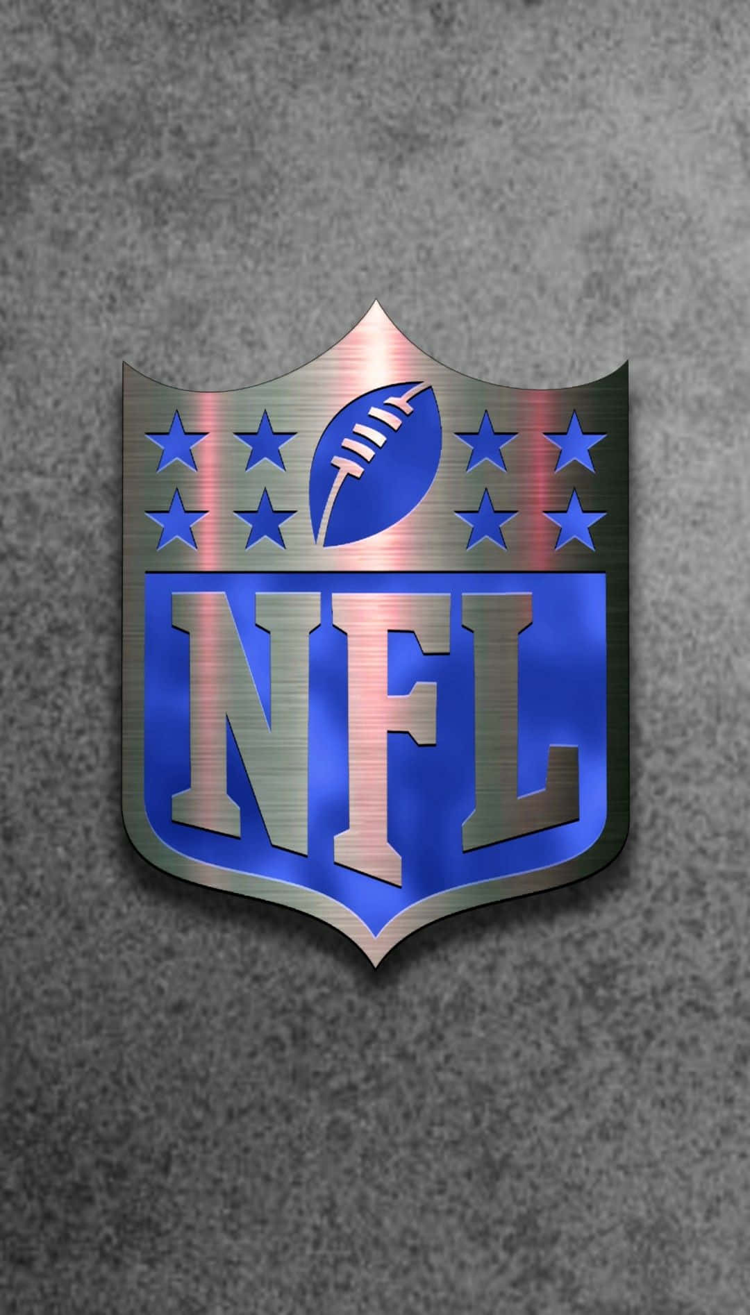 NFL Logo, blue stars, football, HD Phone Wallpaper