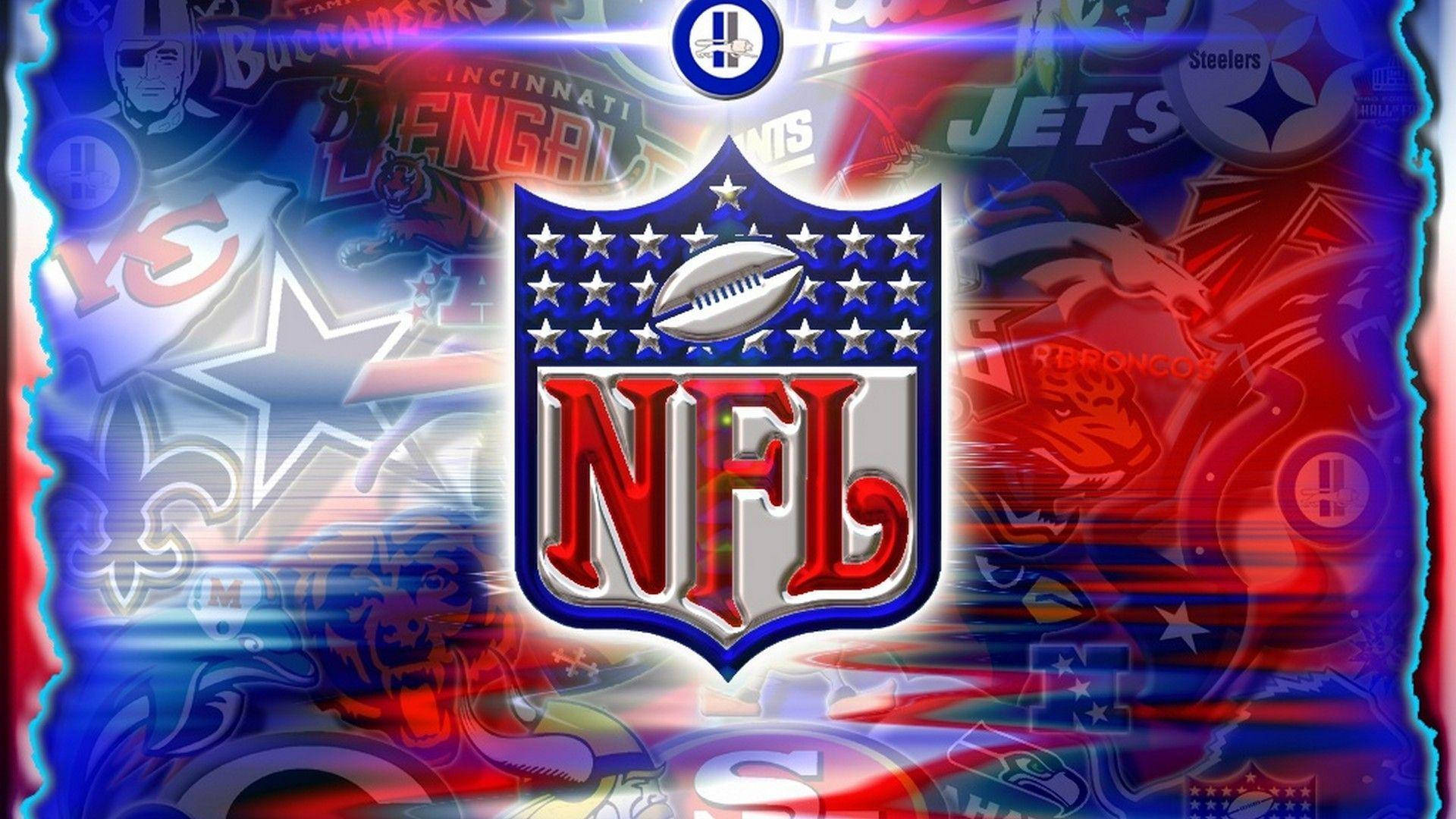 NFL, NFL Teams, NFL logo, Full HD Desktop Wallpaper