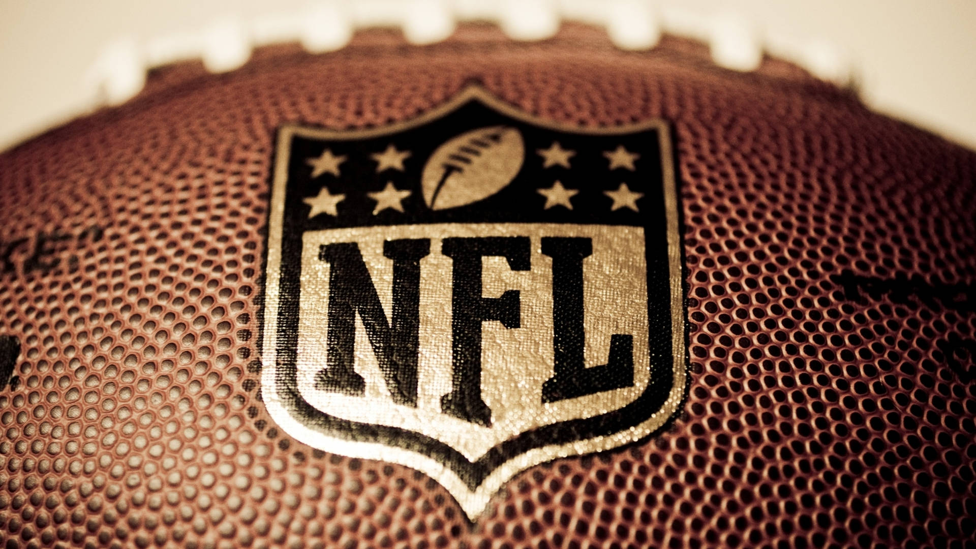 NFL, football, brown leather, Full HD Desktop Wallpaper
