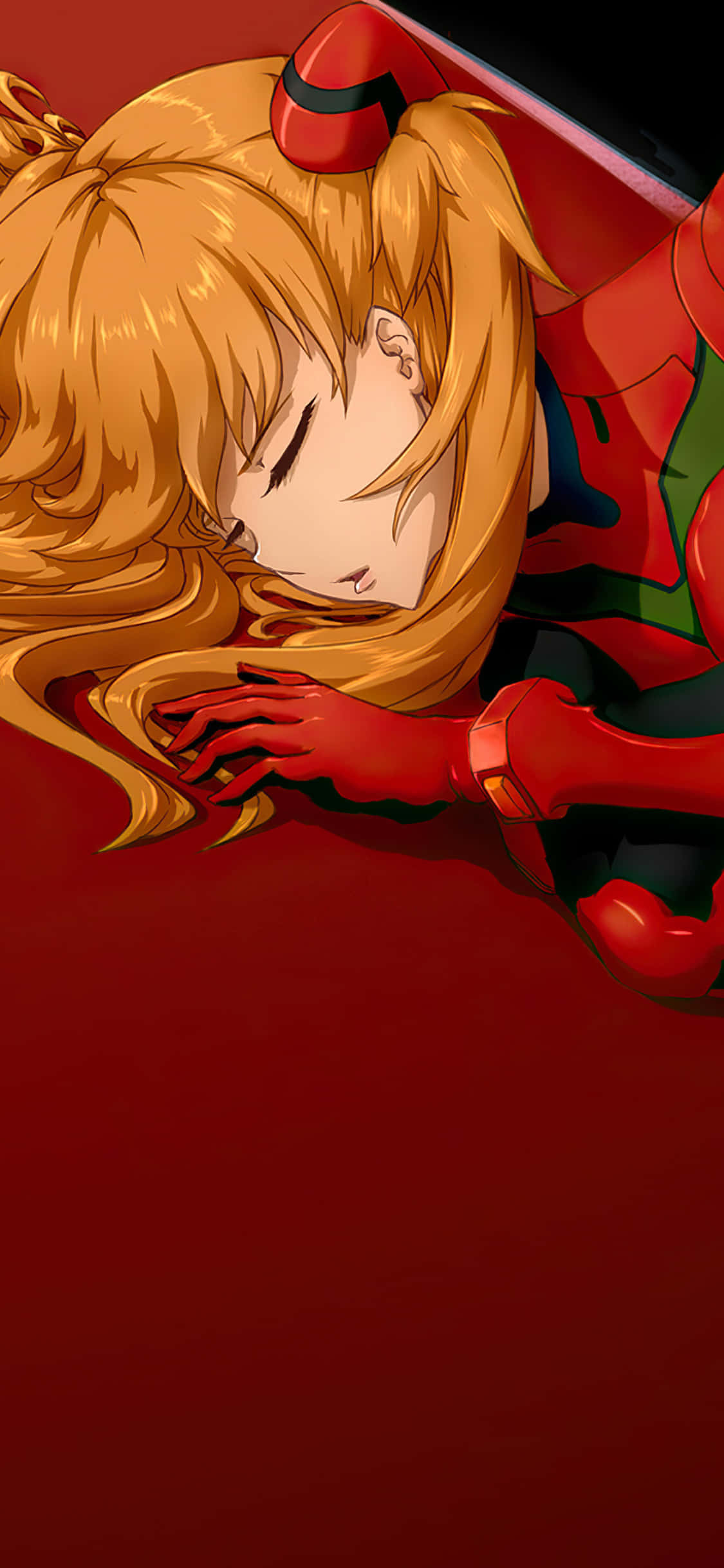 Nge, anime girl, golden hair, Full HD Phone Wallpaper