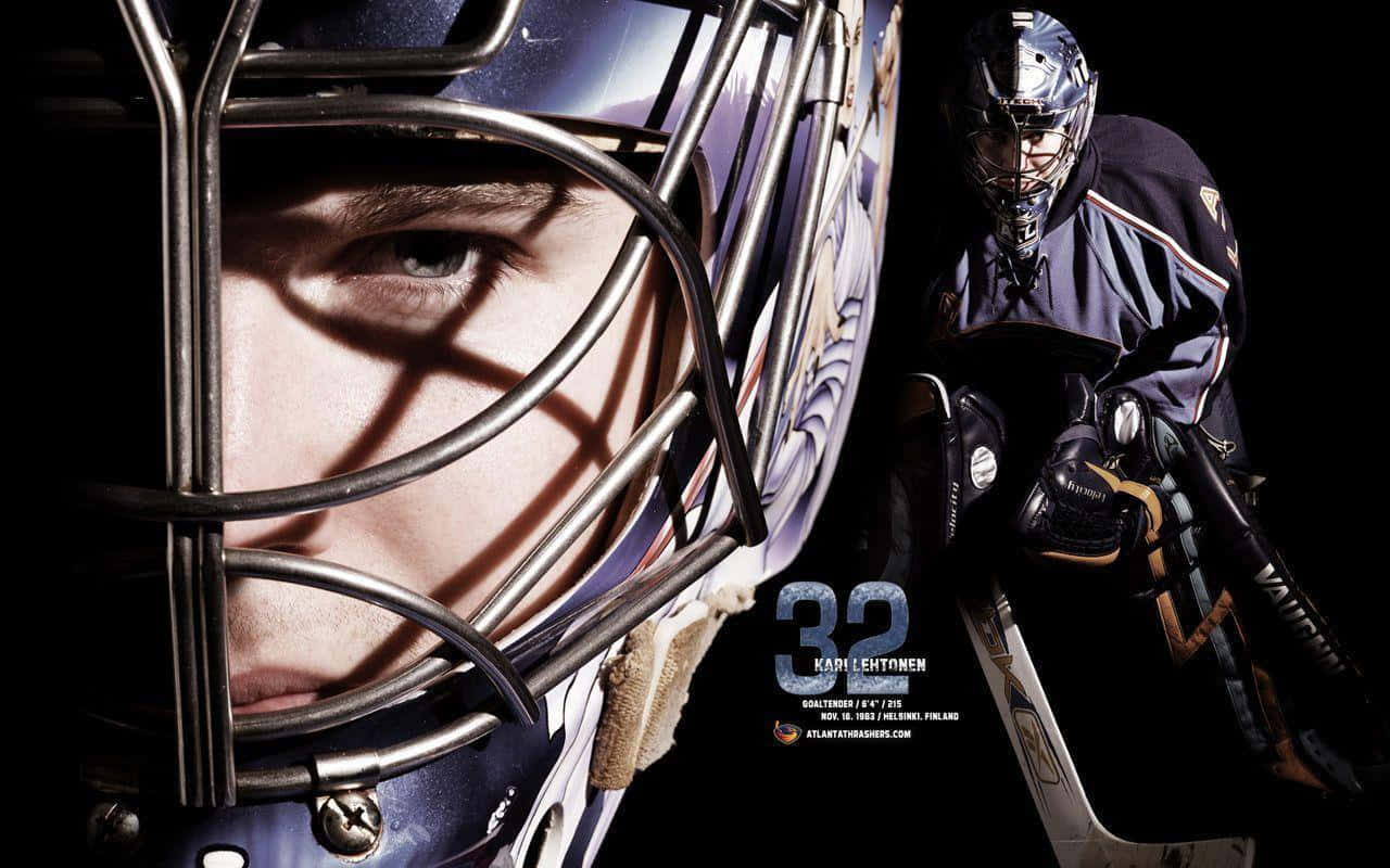NHL, hockey goalie, cage, HD Desktop Wallpaper