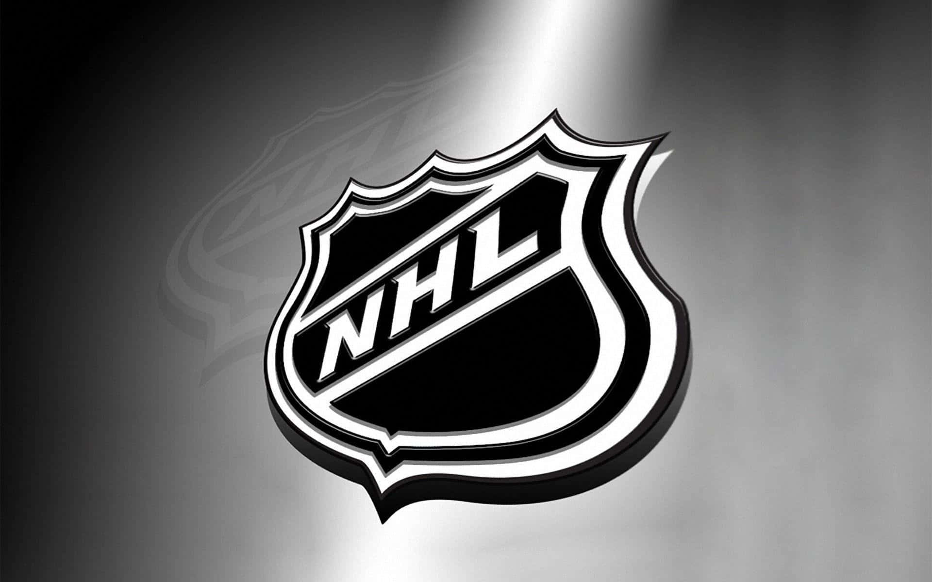 NHL, black and white, spotlight, Full HD Desktop Wallpaper