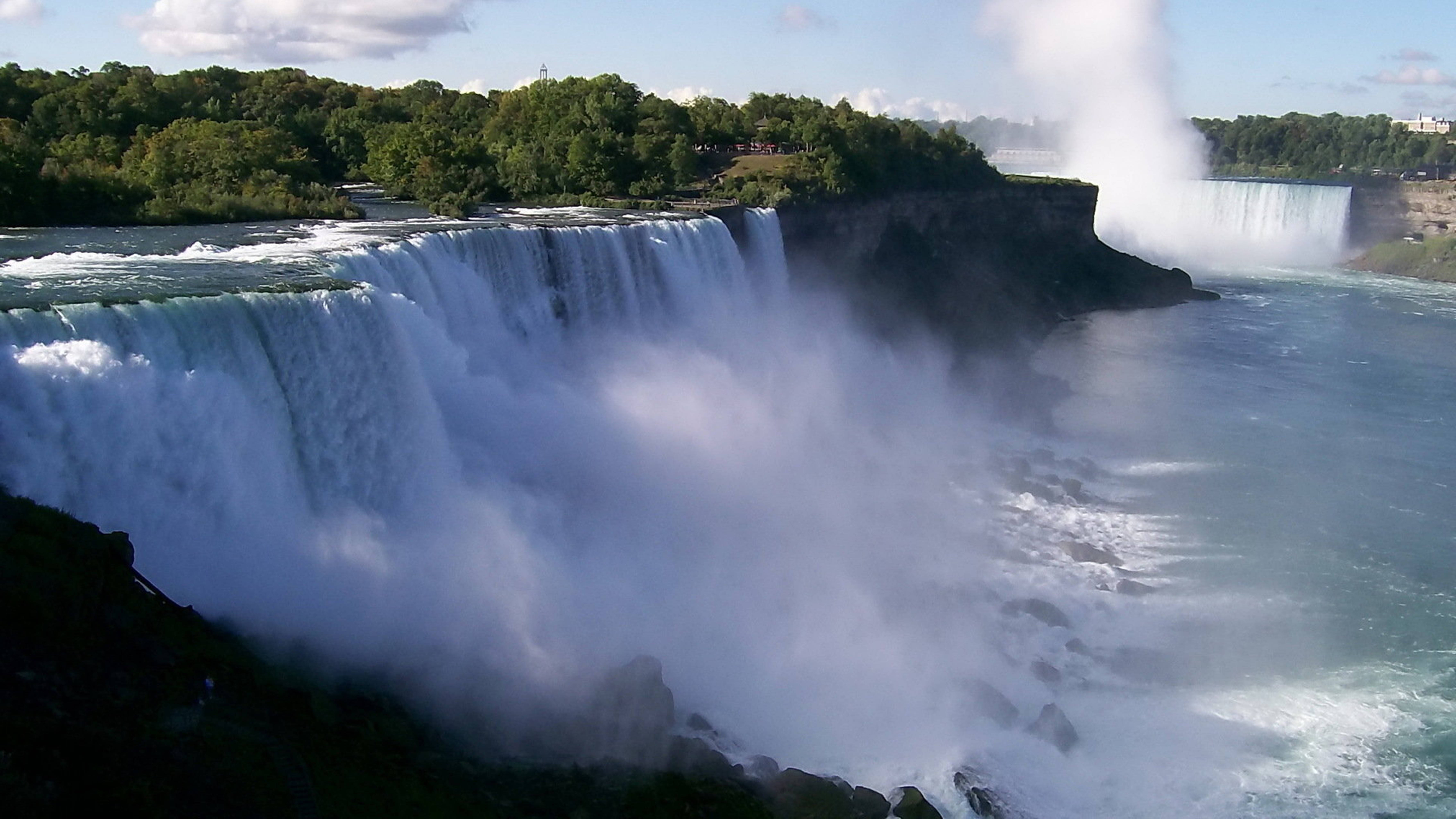 Niagara, HD Waterfall, massive cascading waterfalls, 5K Desktop Wallpaper