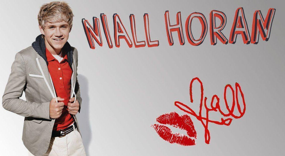 Niall Horan, gray blazer, red shirt, SD Desktop Wallpaper