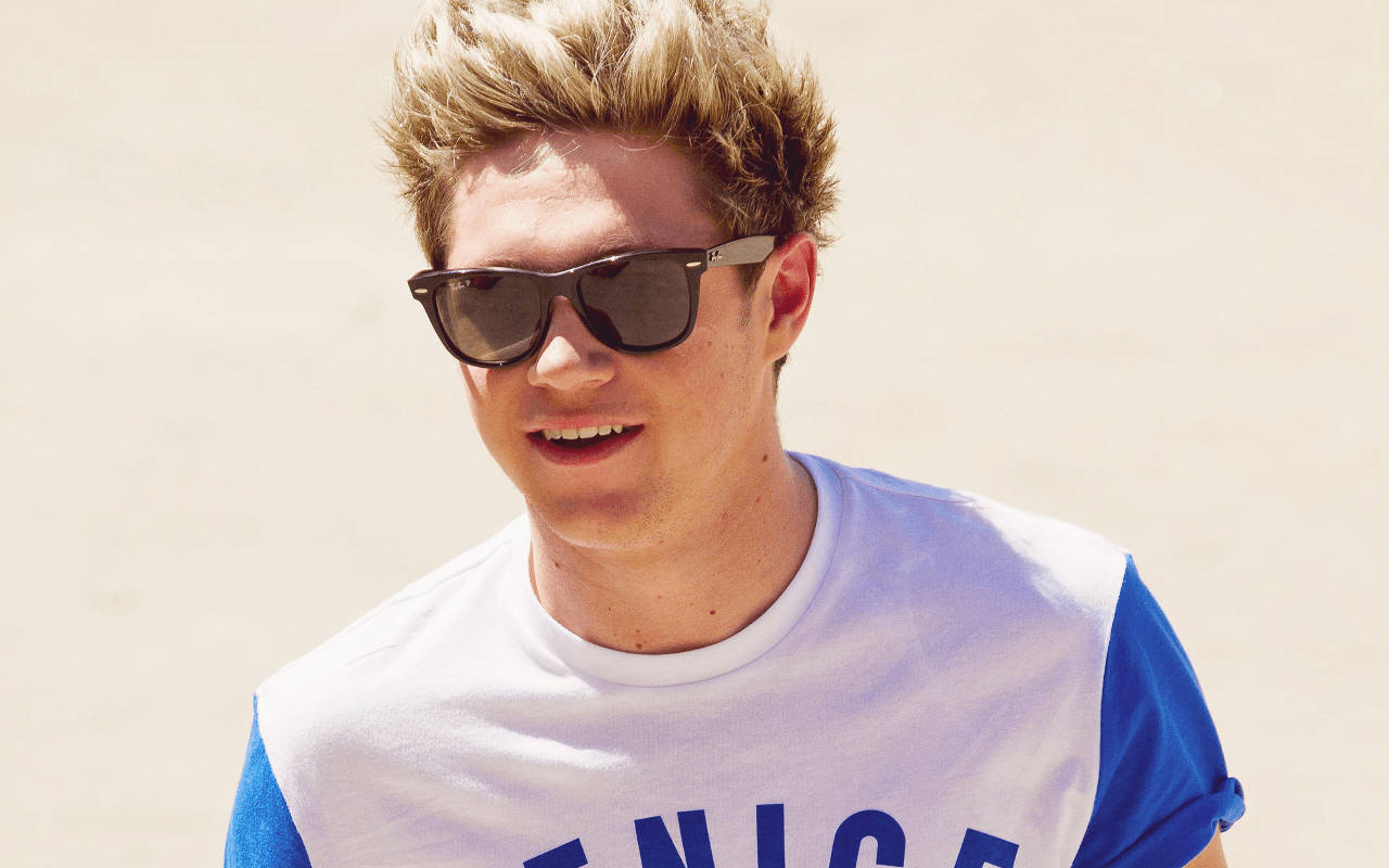 Niall Horan, white shirt, sunglasses, HD Desktop Wallpaper