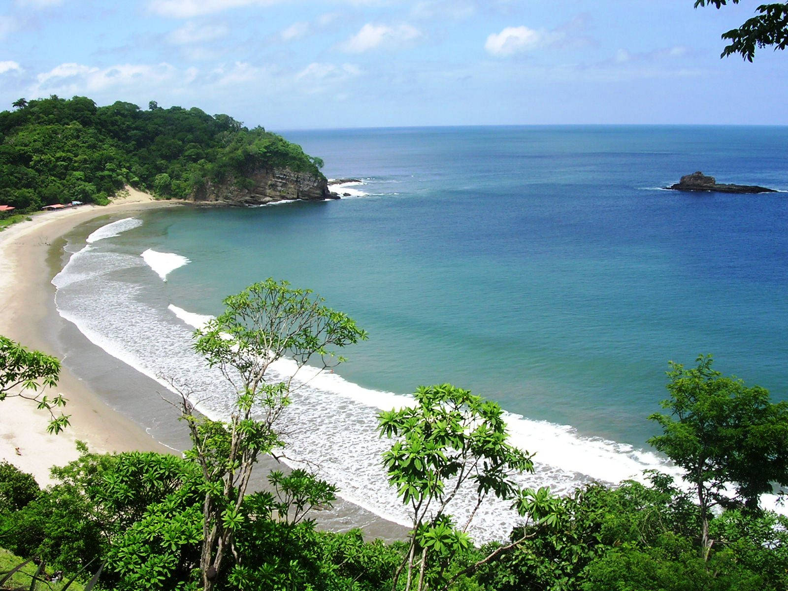 private island, Nicaragua, tropical bay, HD Desktop Wallpaper