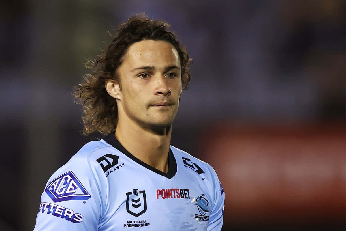 Nicho Hynes, rugby league player, curly hair, SD Desktop Wallpaper