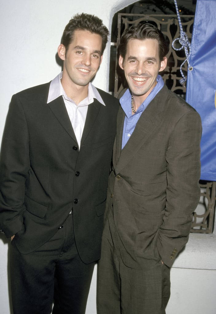 Nicholas Brendon, twin brother, suits, SD Phone Wallpaper