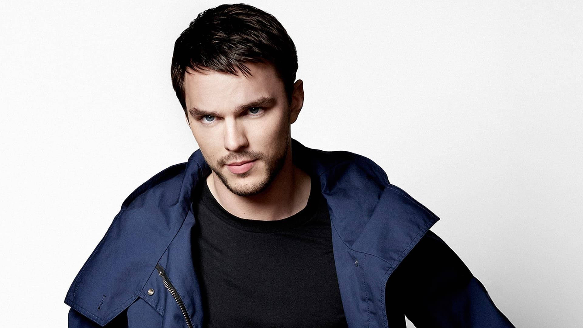 Nicholas Hoult, intense blue eyes, dark hair, Full HD Desktop Wallpaper
