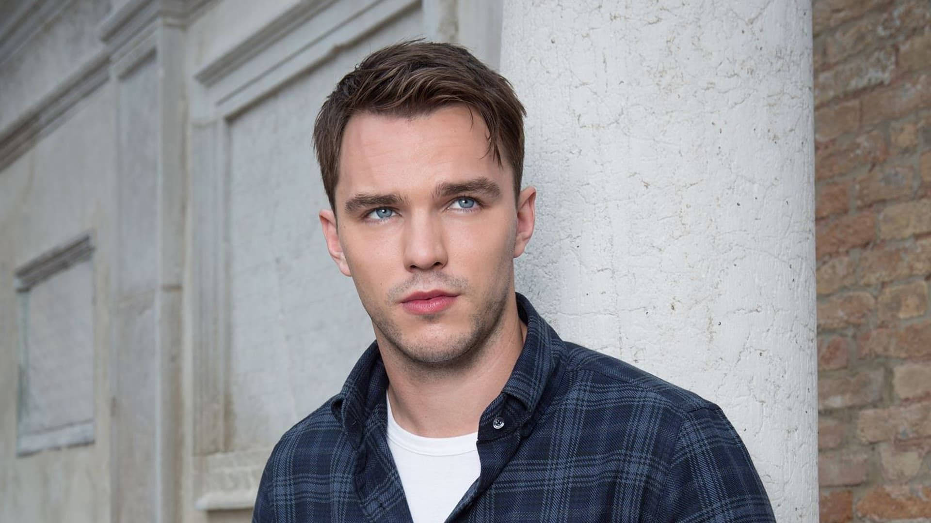 Nicholas Hoult, blue eyes, short brown hair, Full HD Desktop Wallpaper