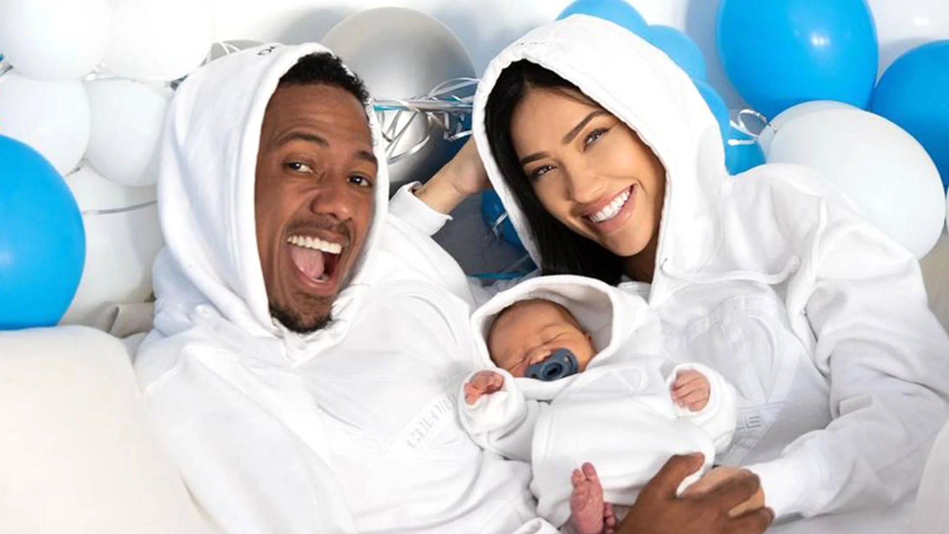 Nick Cannon, toddler, white hoodies, Full HD Desktop Wallpaper