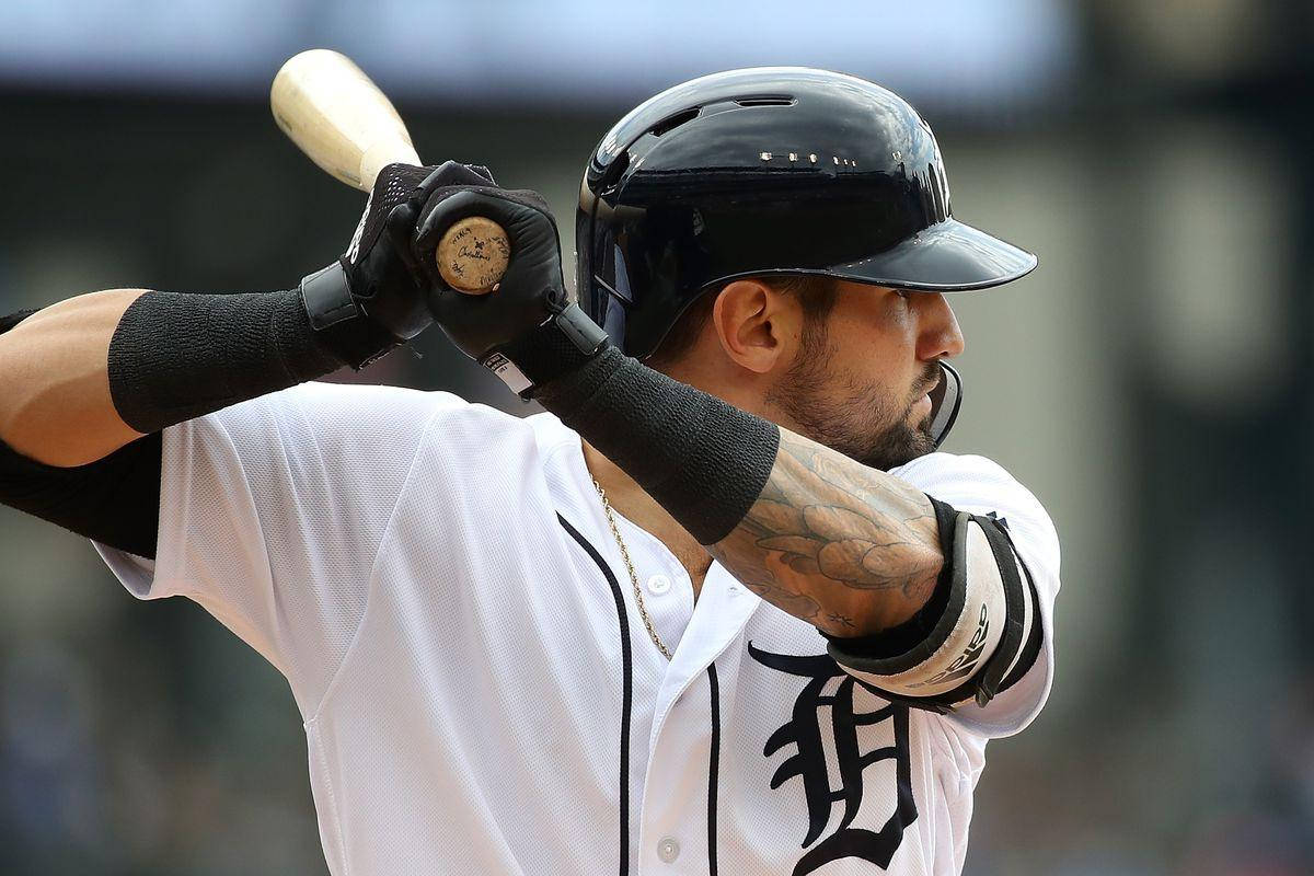 Nick Castellanos, white uniform, black lettering, SD Desktop Wallpaper