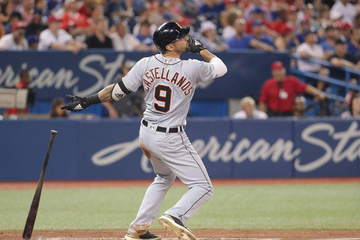 Nick Castellanos, number 9, baseball player, SD Desktop Wallpaper