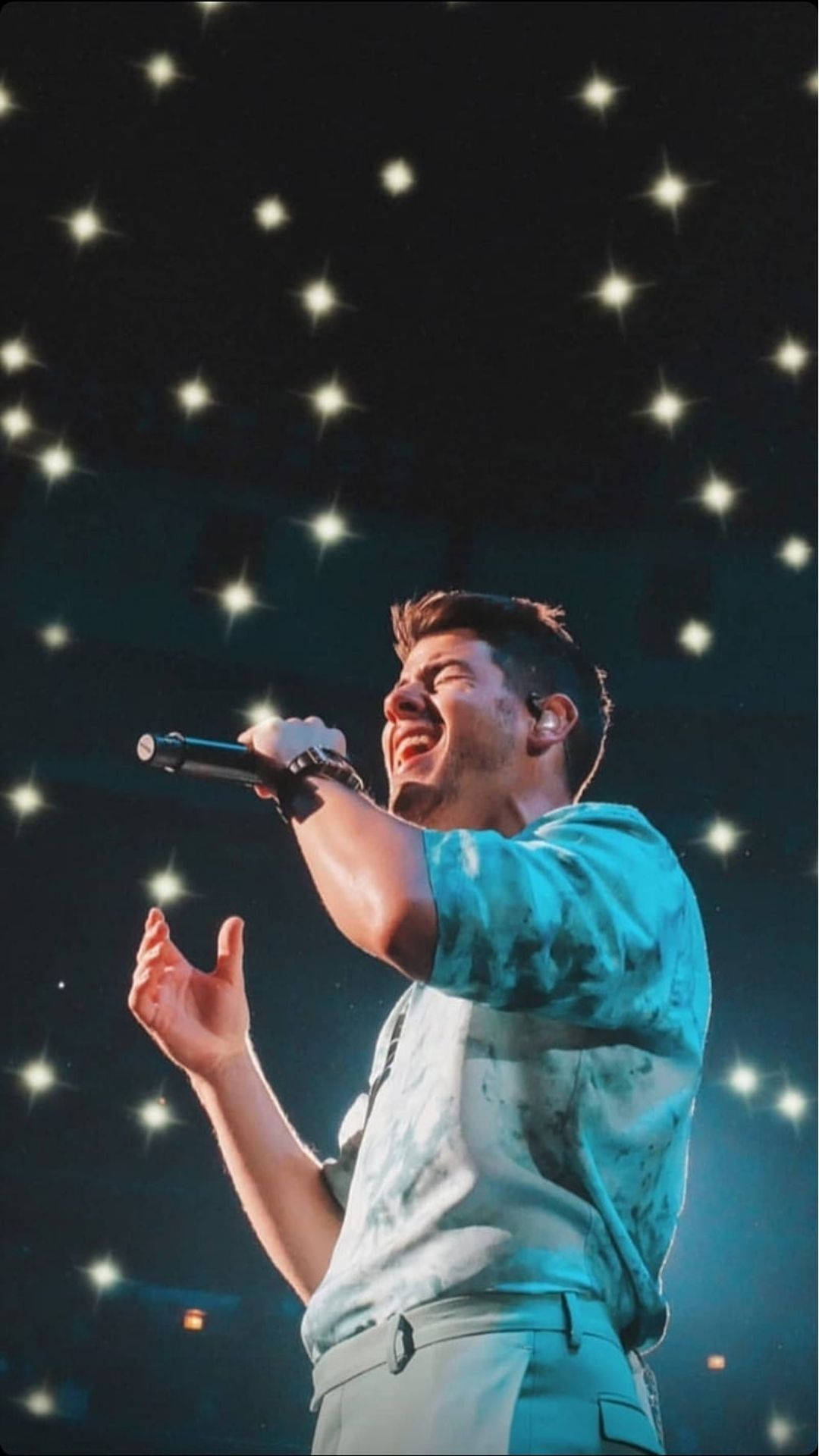 Nick Jonas, performance, stage, Full HD Phone Wallpaper