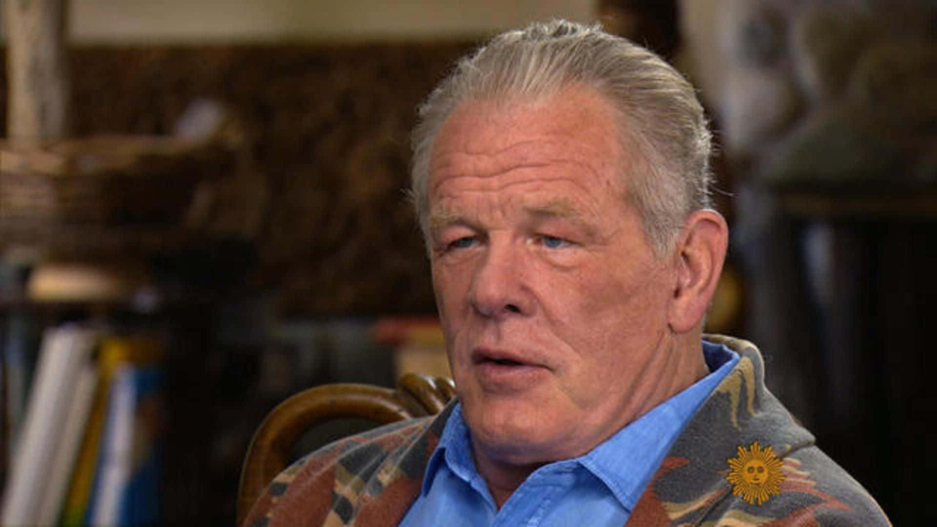 Nick Nolte, blue shirt, patterned sweater, Full HD Desktop Wallpaper