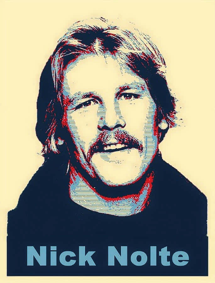 Nick Nolte, red, blue, SD Phone Wallpaper
