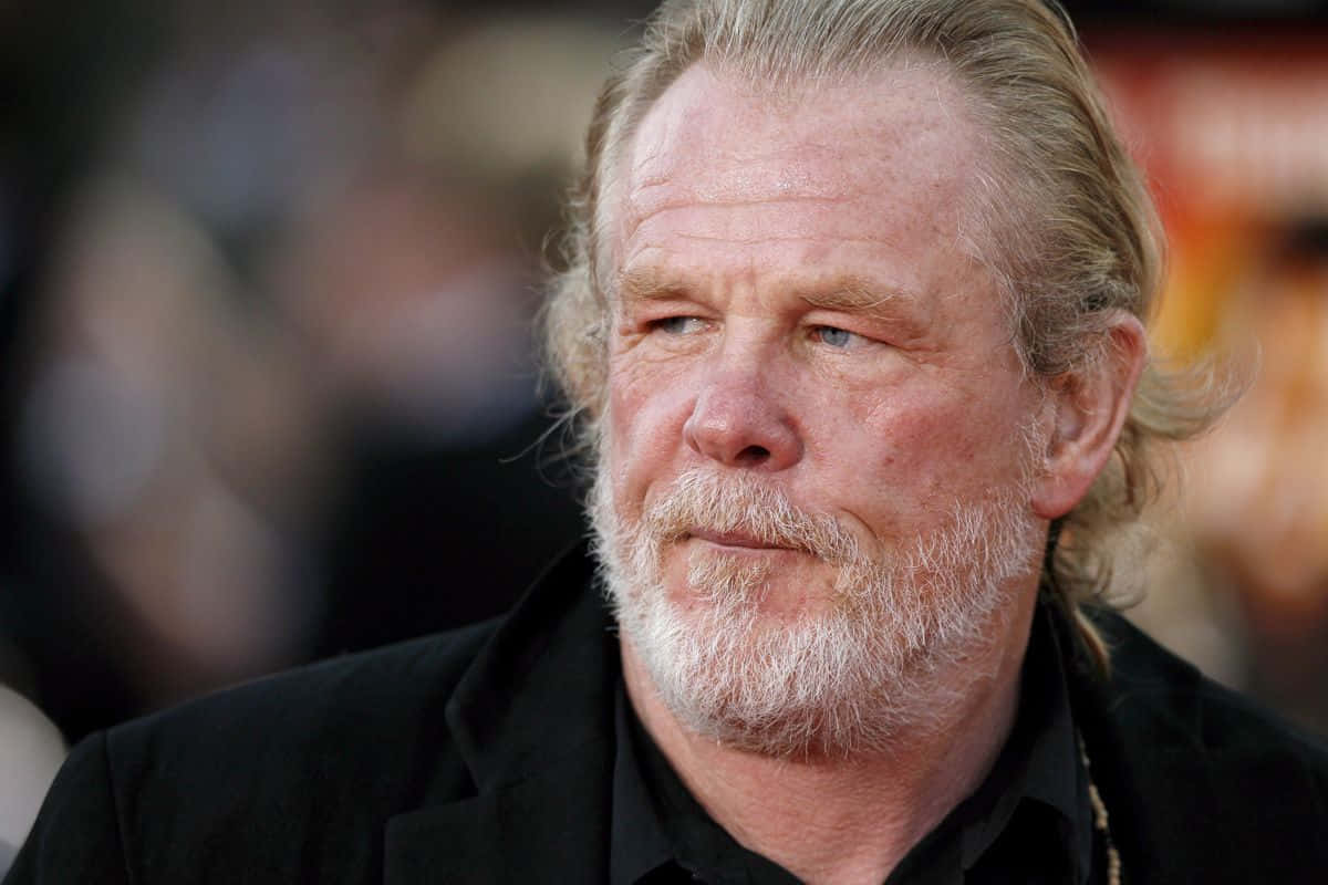 Nick Nolte, white beard, blonde hair, SD Desktop Wallpaper