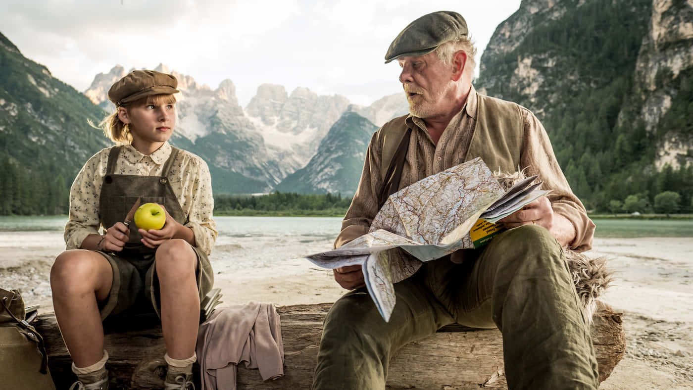 Nick Nolte, lake, mountains, HD Desktop Wallpaper