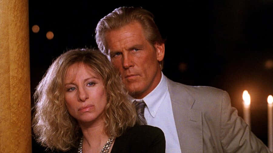 Nick Nolte, suit, woman with curly hair, SD Desktop Wallpaper