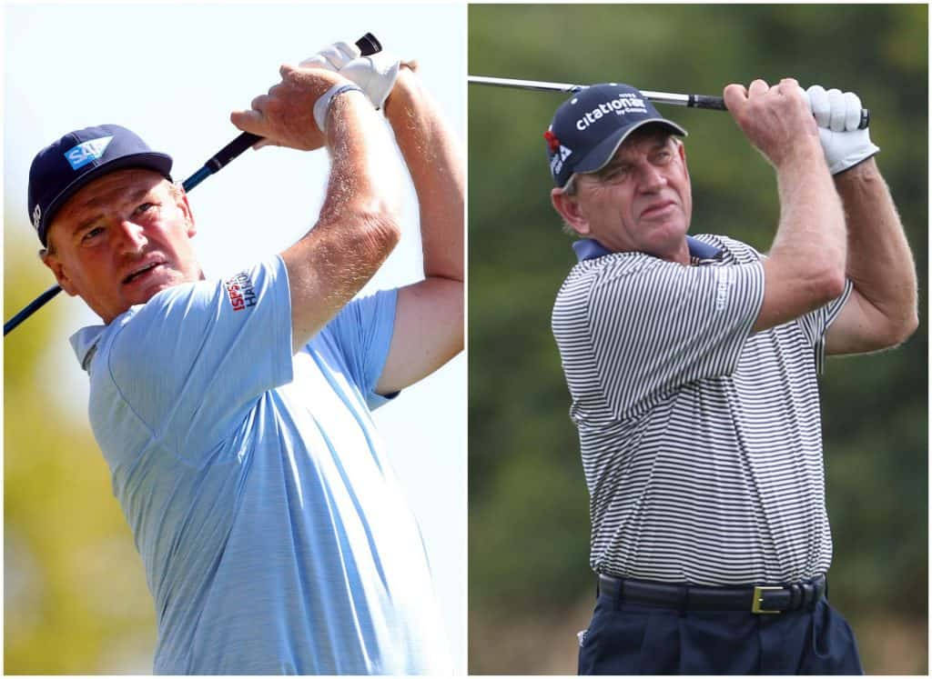 Nick Price, golfers, mid-swing, SD Desktop Wallpaper