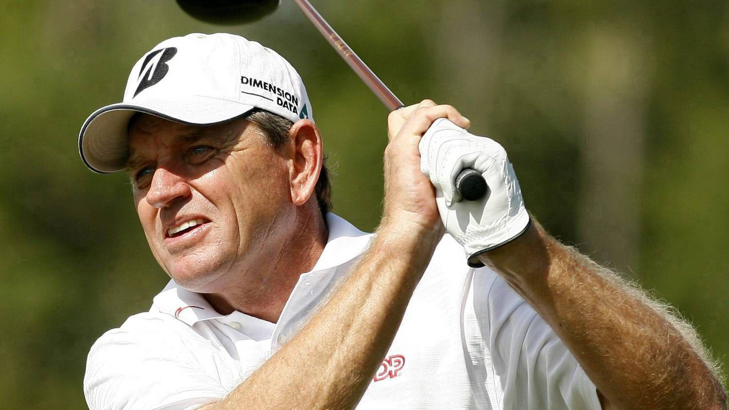 Nick Price, white cap, white shirt, HD Desktop Wallpaper