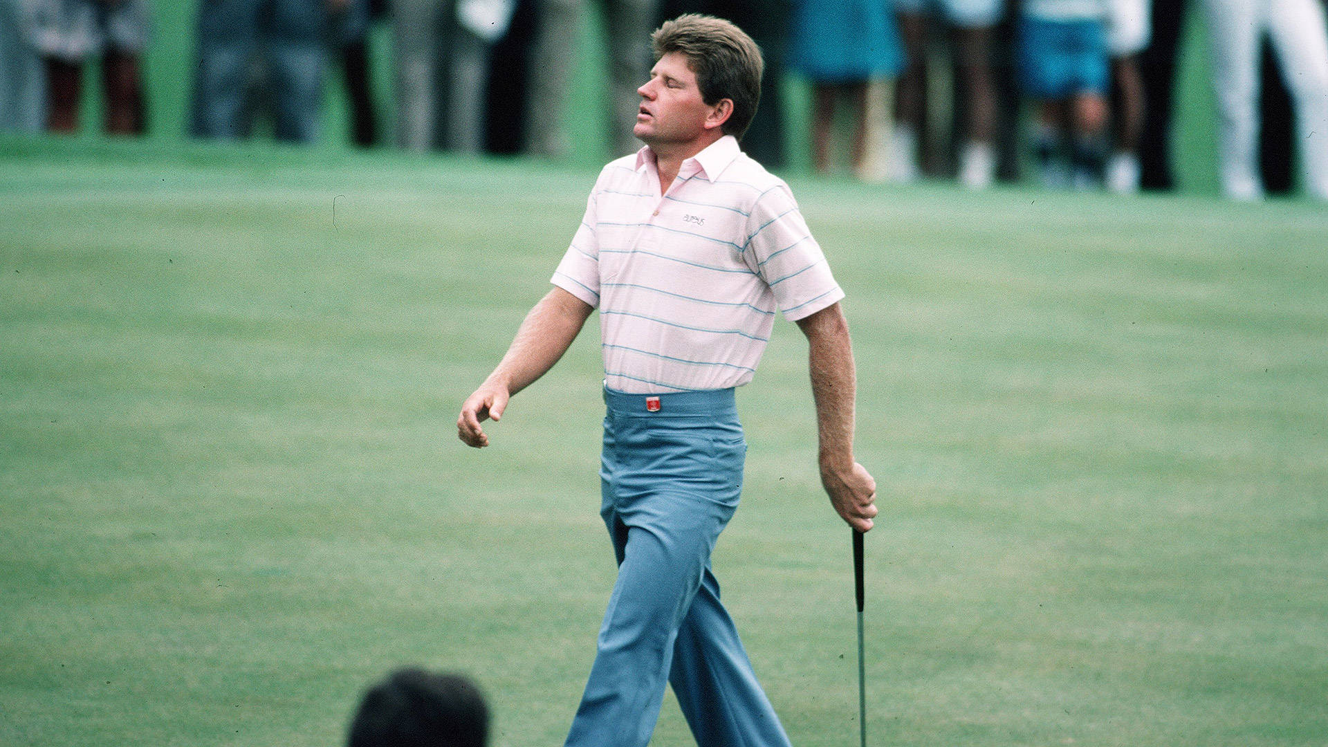 Nick Price, striped shirt, blue pants, Full HD Desktop Wallpaper