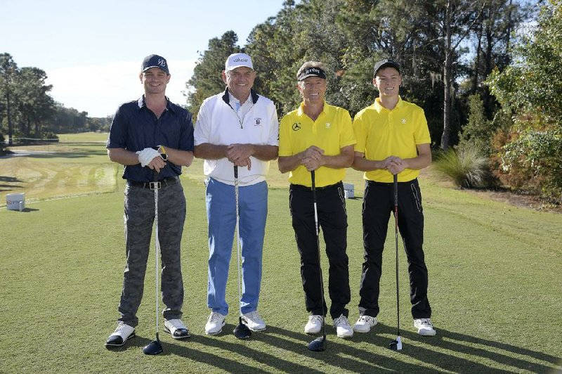 Nick Price, young golfers, sunny green course, SD Desktop Wallpaper