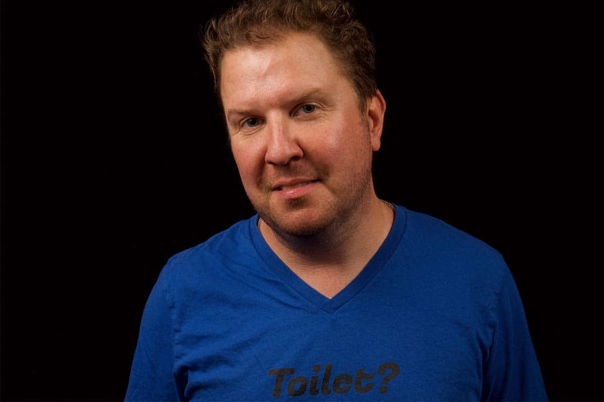 Nick Swardson, redish hair, goatee, SD Desktop Wallpaper