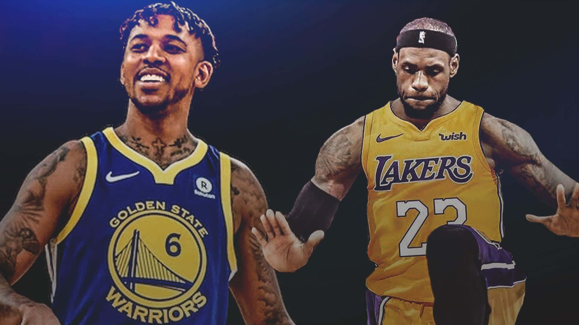 Nick Young, basketball players, team jerseys, Full HD Desktop Wallpaper