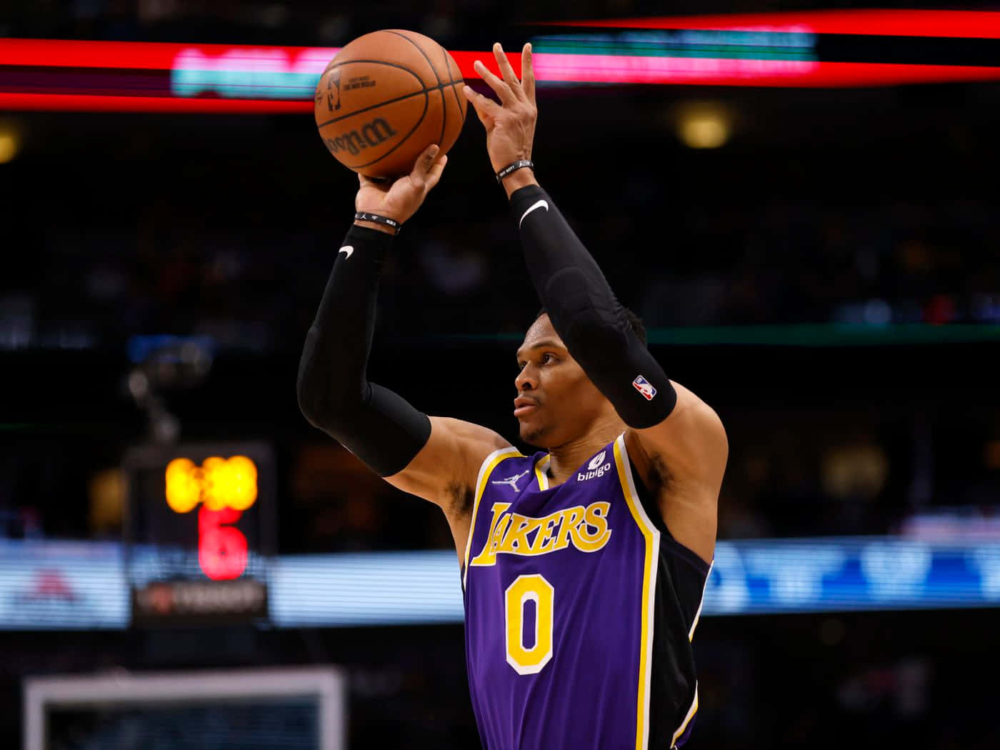 Nick Young, purple Lakers jersey, basketball player, HD Desktop Wallpaper