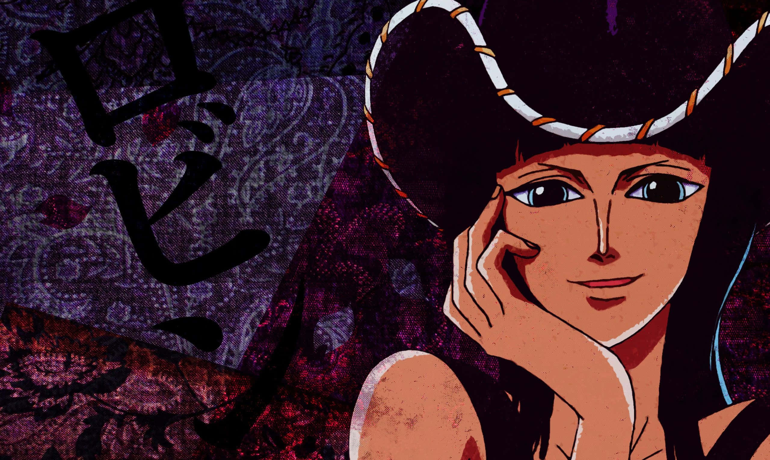 Nico Robin, One Piece, dark hair, 2K Desktop Wallpaper
