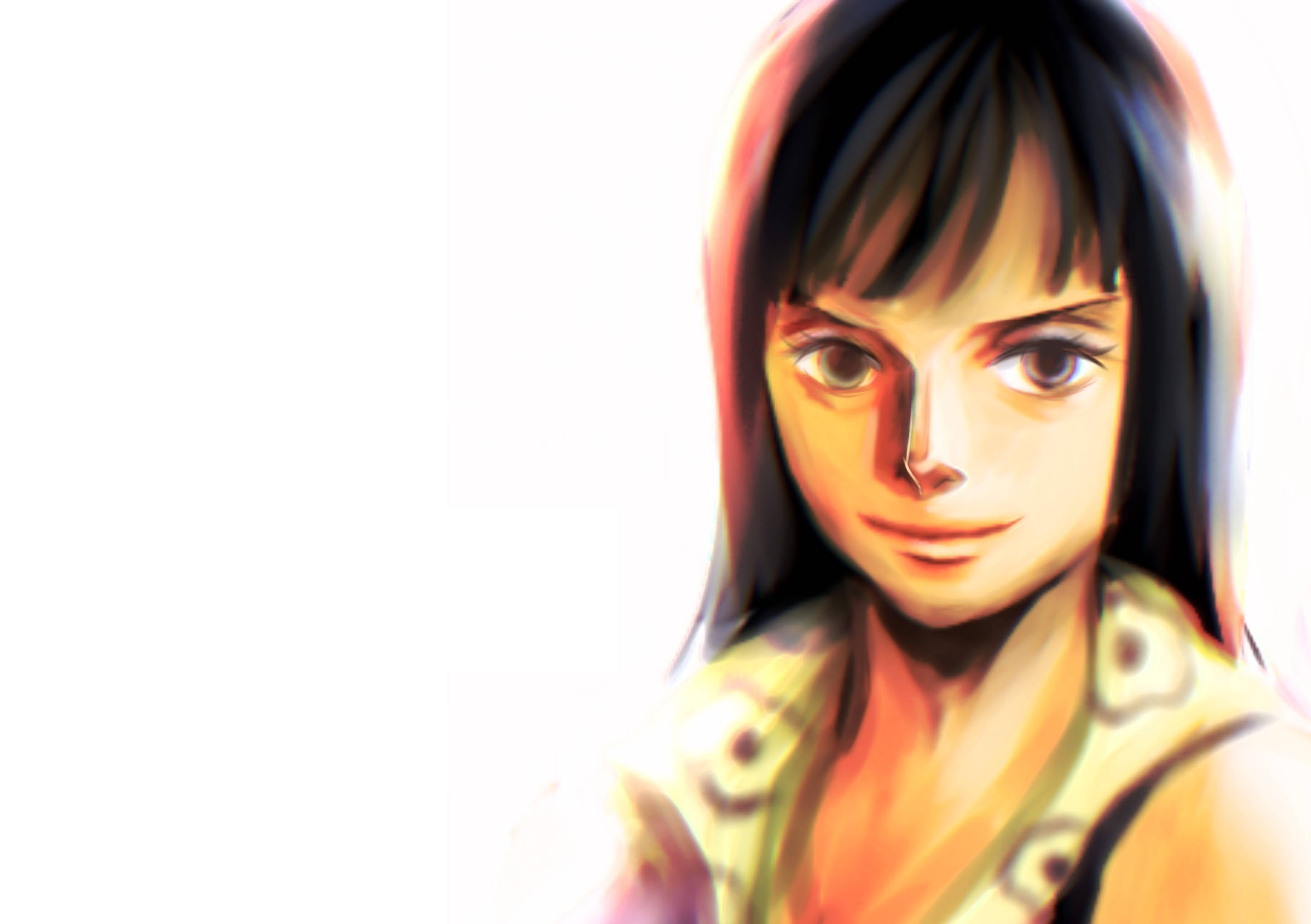 Nico Robin, One Piece, faded, 2K Desktop Wallpaper
