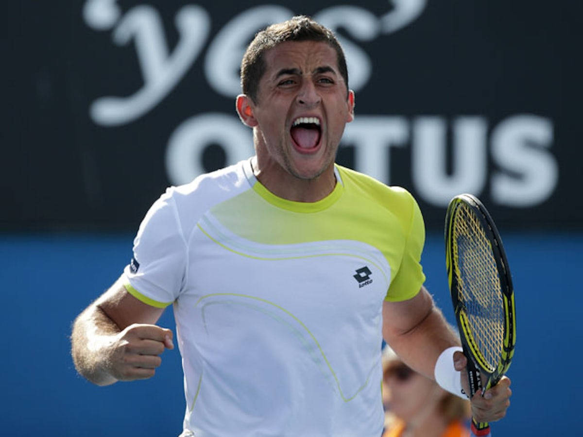 Nicolas Almagro, tennis player, racket, SD Desktop Wallpaper