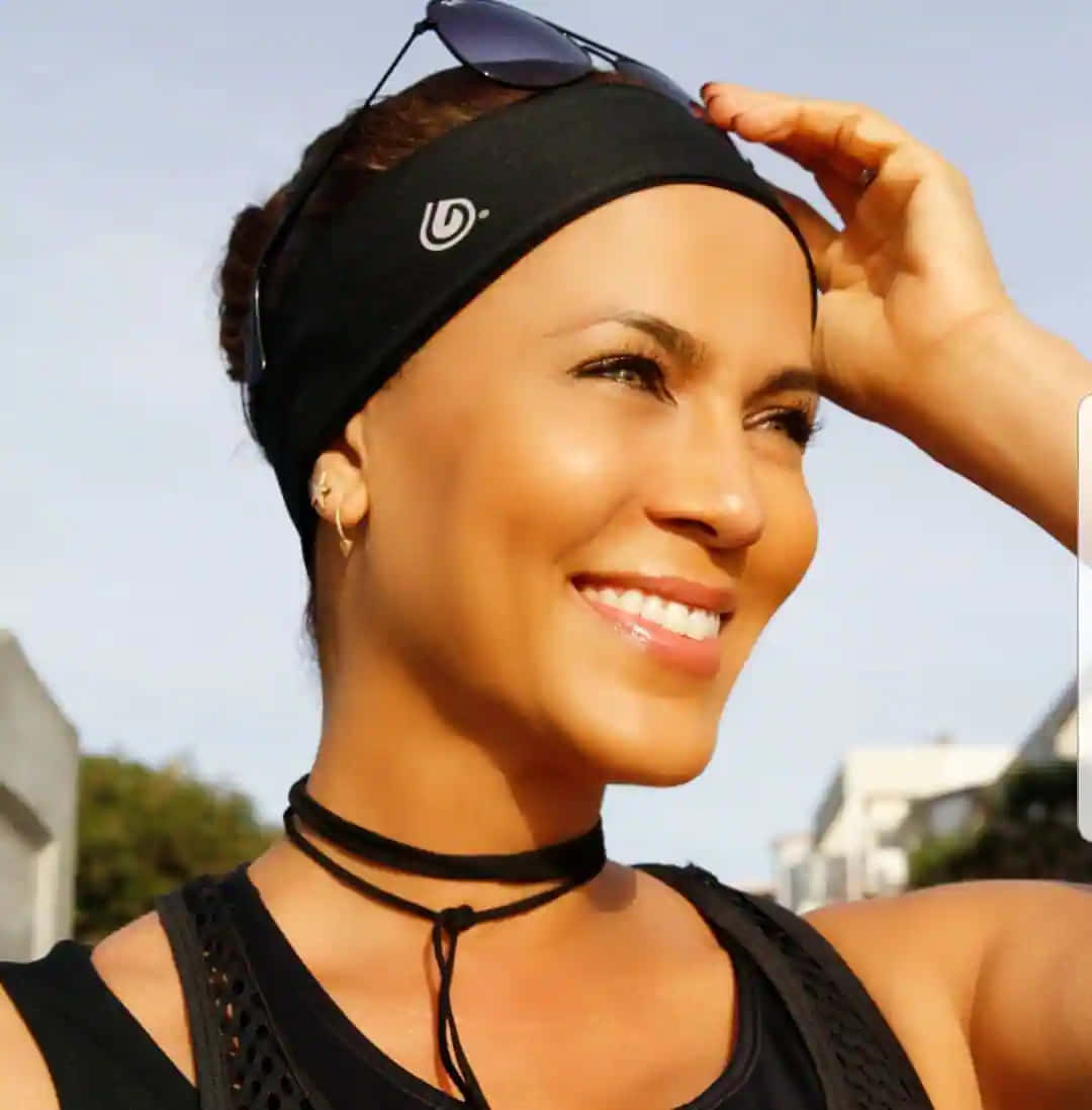 Nicole Ari Parker, black headband, tank top, SD Phone Wallpaper