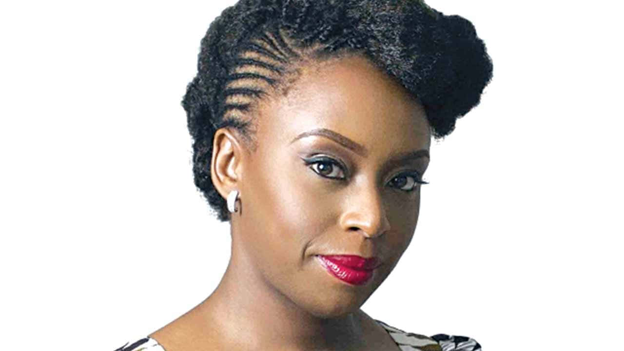 Nigerian Woman, braided hair, bold red lipstick, HD Desktop Wallpaper