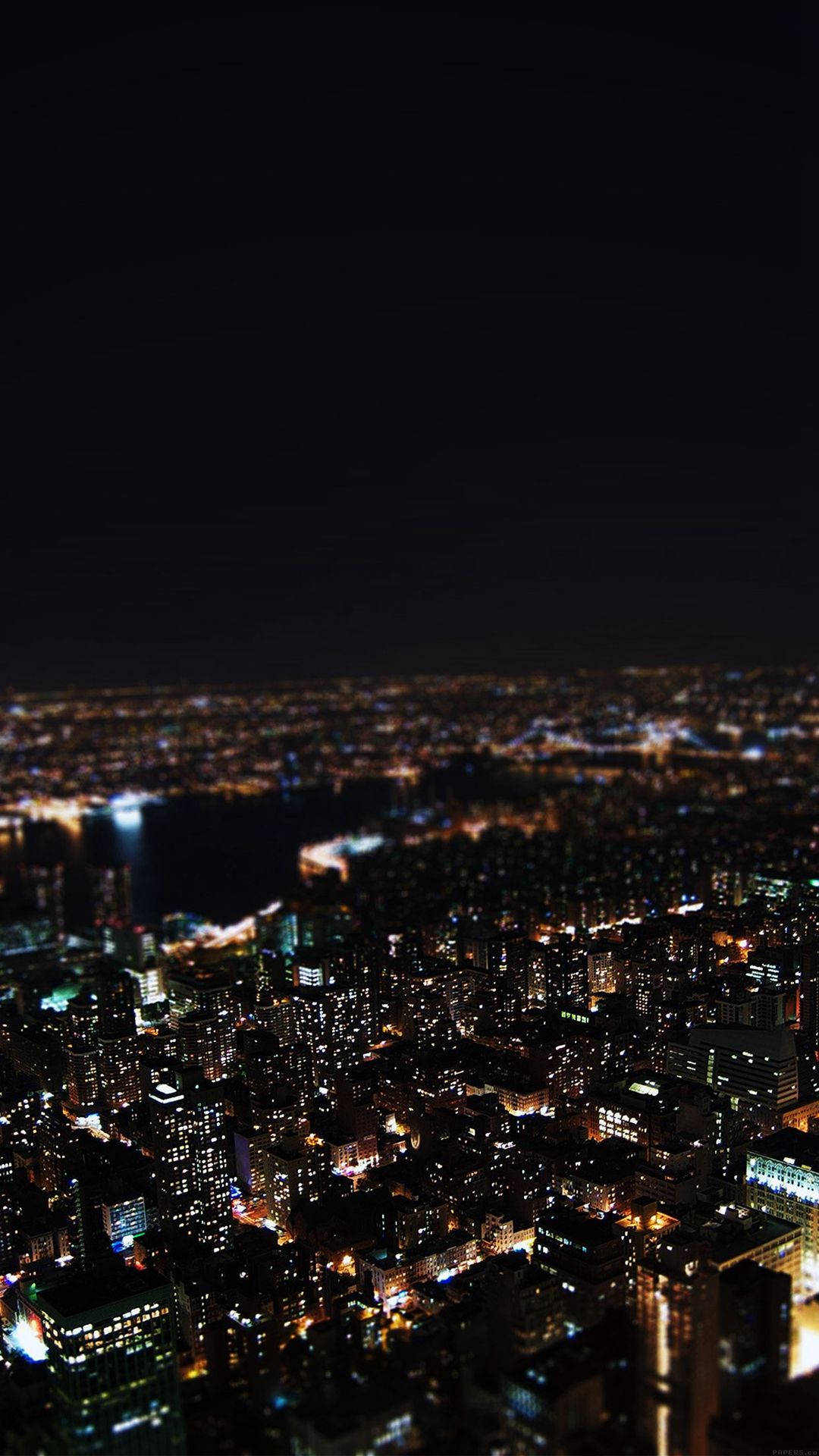 Night City Aesthetic, cityscape, warm artificial lights, Full HD Phone Wallpaper