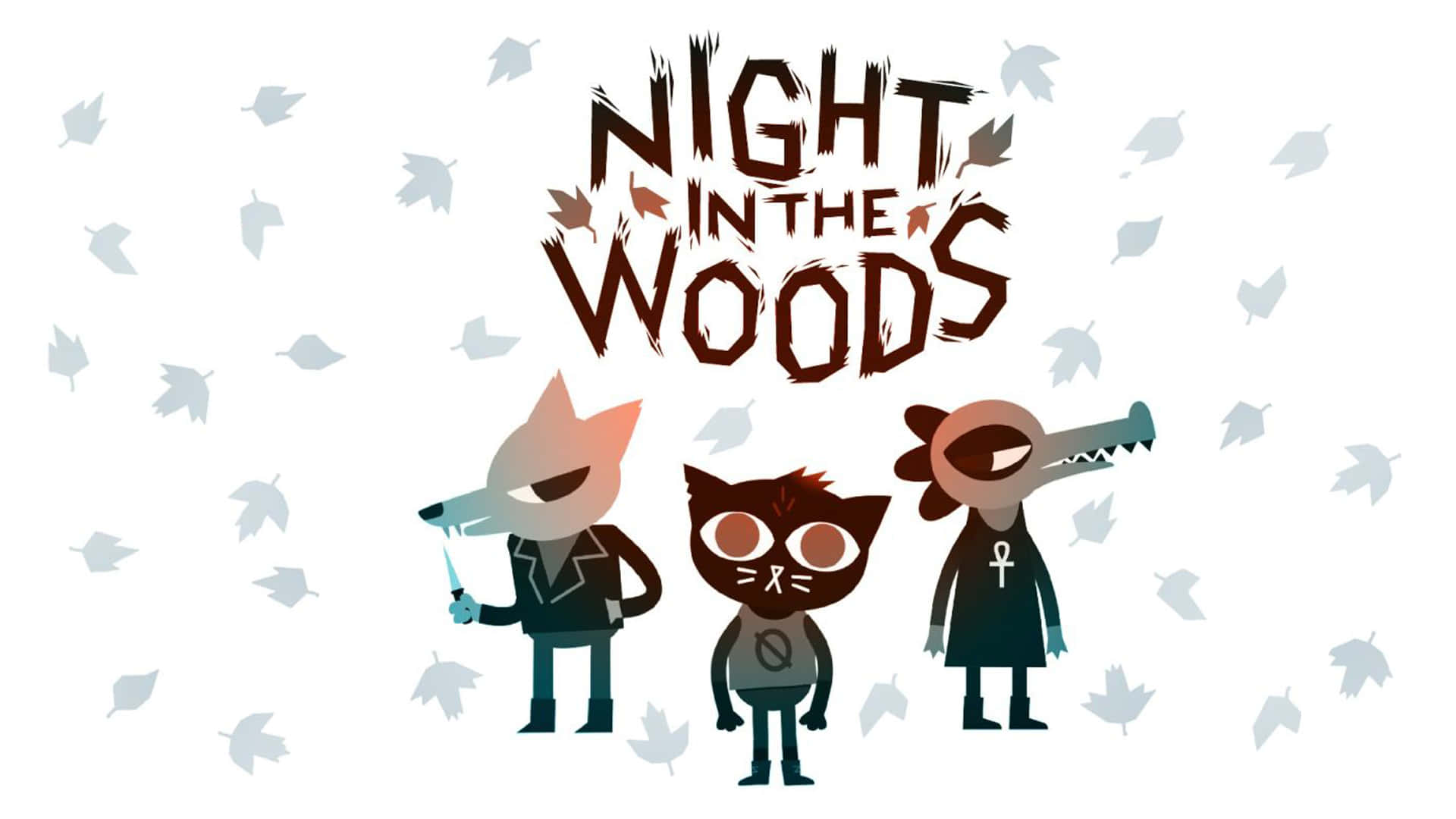 Night in the Woods, PC, stylized animal characters, Full HD Desktop Wallpaper