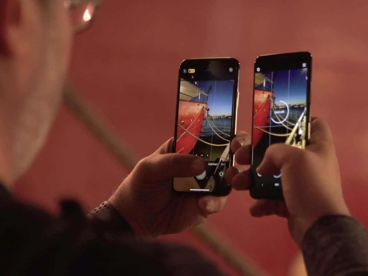 Night Mode, smartphones, red ship, SD Desktop Wallpaper