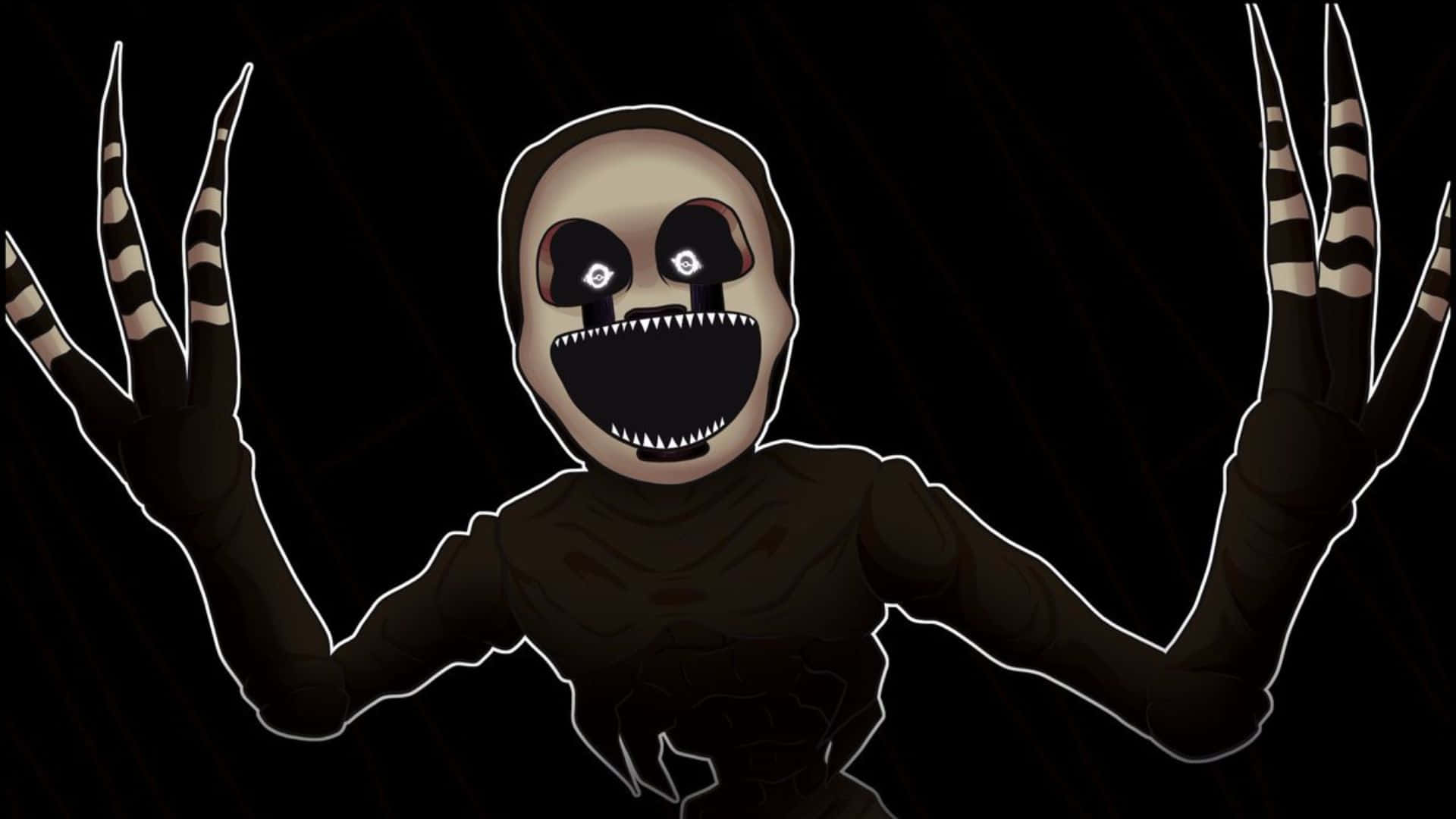 Nightmare Puppet, horror figure, wide toothy grin, Full HD Desktop Wallpaper