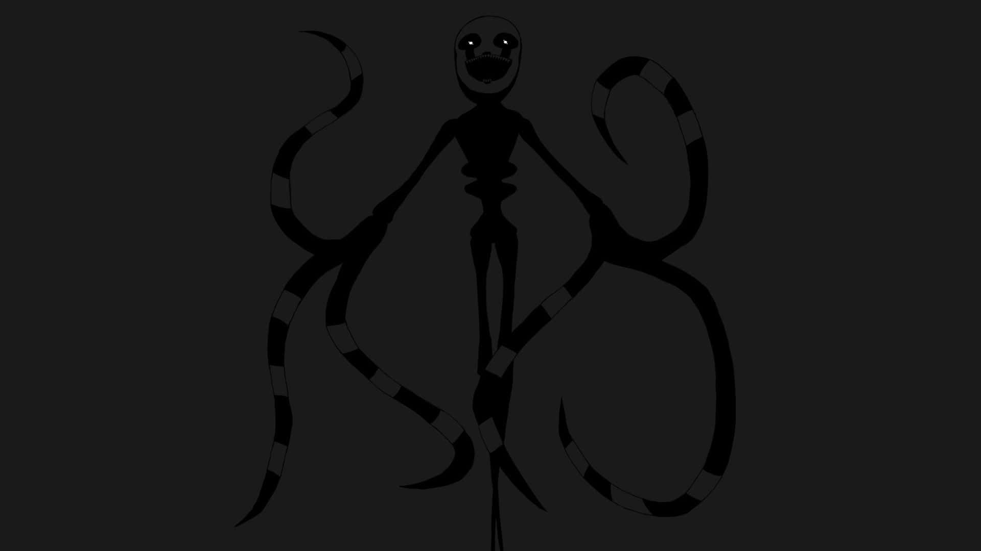 Nightmare Puppet, skeletal figure, glowing eyes, Full HD Desktop Wallpaper