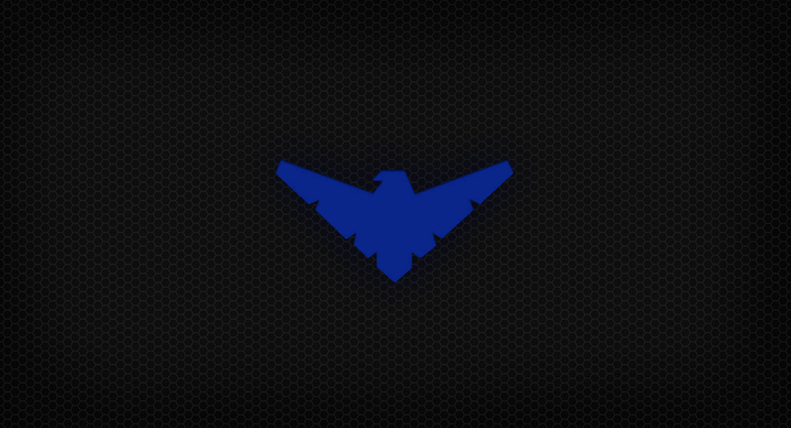 Nightwing, royal blue, eagle silhouette, HD Desktop Wallpaper